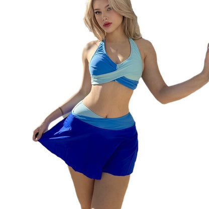 Hanging neck tie sexy swimsuit